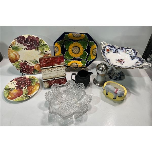 Decorative Ceramic/Glass Plates & Bowls, and more