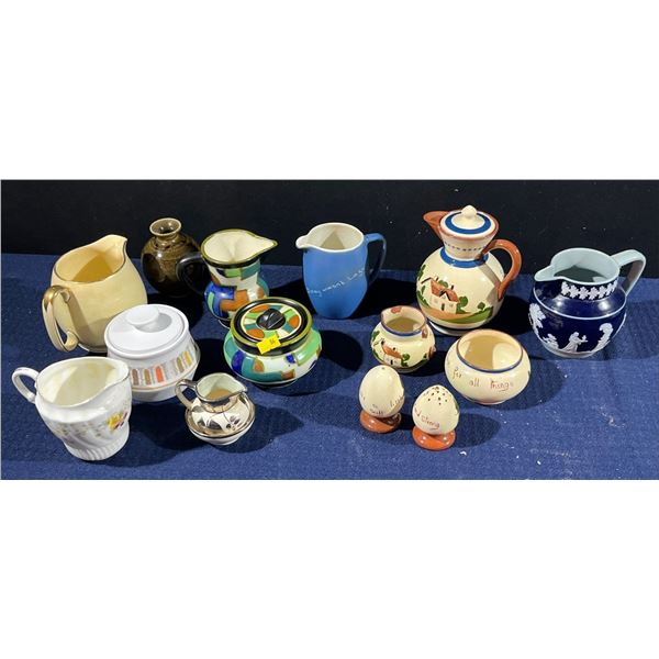 Collection Of Sugar Bowls and Creamers
