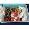 Image 3 : Two Bins Of Assorted Christmas Decor (bins & all contents included)