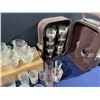 Image 2 : Collection of Glassware includes Travel Case, 8 Punchbowl Glasses with Hooks and more