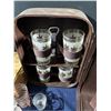 Image 3 : Collection of Glassware includes Travel Case, 8 Punchbowl Glasses with Hooks and more