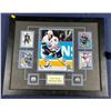 Image 1 : Ryan Smith-Edmonton Oilers Picture, Hockey Cards and Pin Souvenir Frame 22Wx18H