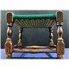 Image 2 : Wood & Twine Foot Stool 14Wx13Dx11.5H