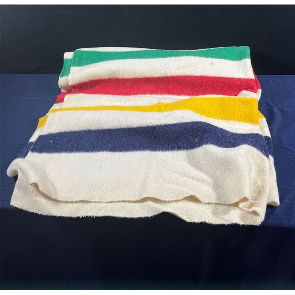 Hudsons Bay Fleece Blanket 60Wx72H