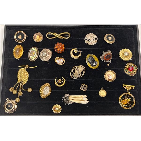 Collection of Victorian/Edwardian Brooches