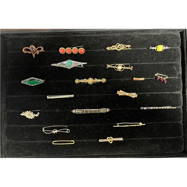 Collection of "Bar Pin" Brooches