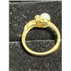 Image 3 : Semi-Precious Gem 10K Gold Ring 2.73g total weight