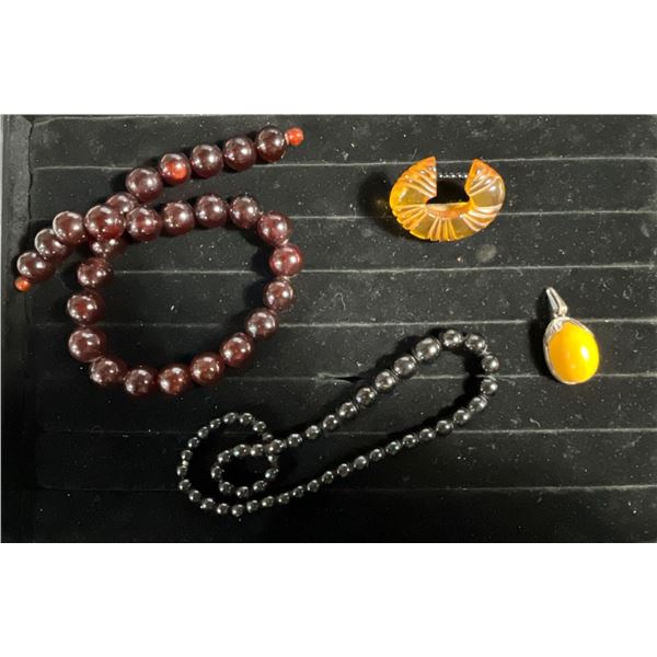 Collection of Amber Jewelry