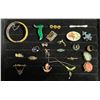 Image 1 : Collection of Costume Jewelry  (Brooches, Necklace, Bracelet & Ring)
