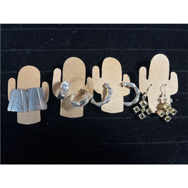 Collection of Sterling Silver Earrings 27.5g