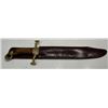Image 5 : Handmade Sword From Pakistan Stainless Steel Blade 17L with Wood and Brass Handle 25L Total