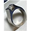 Image 7 : 14K White Gold 8.5g 1.01ct I1 H Princess Cut Natural Canadian Maple Leaf Diamond Ring