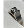 Image 9 : 14K White Gold 8.5g 1.01ct I1 H Princess Cut Natural Canadian Maple Leaf Diamond Ring