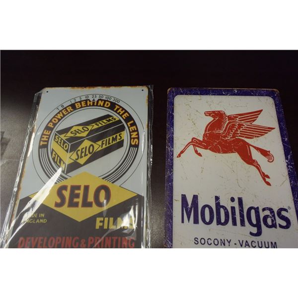 2 New Metal Signs