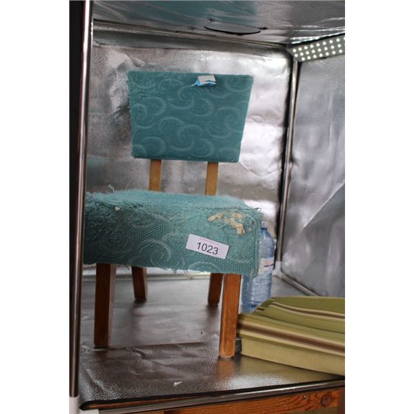 Vintage Children's Accent Chair and Fabric