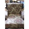 Image 1 : Antique, Ornate, Upholstered Accent Chair