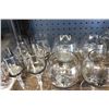 Image 5 : Misc. Vintage Smokey Grey Glass Stemware