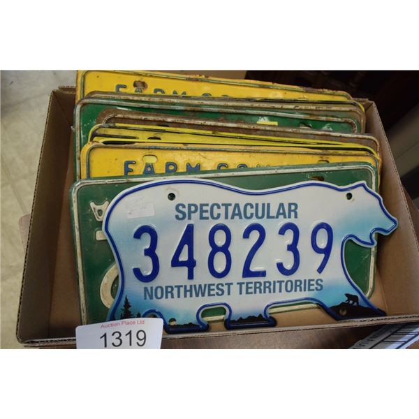 Misc. Vintage Licence Plates