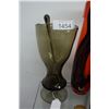 Image 2 : MCM Smoked Glass Pedestal Martinini Pitcher with