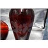 Image 2 : Vintage Anchor Hocking Ruby Red Vase