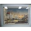 Image 1 : Triple-matted and framed Byron Birdsall "The Way We Were" 114/350 done in 1990 of downtown Fairbanks
