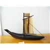 Image 3 : 14" baleen boat with white sail by Joe Tegoseak ca. 1950 (2)