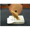 Image 2 : 7" whale bone mask with fish in front (2)
