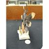 Image 3 : 7" whale bone mask with fish in front (2)