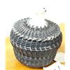 Image 4 : 445f, 3-1/2" baleen basket by Hayes Elin- has white baleen at very top (2)