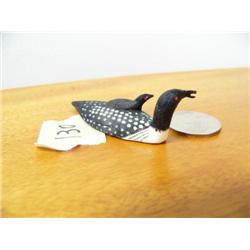 Common loon 2-1/2" Charlie Kokuluk with baby on back (2)