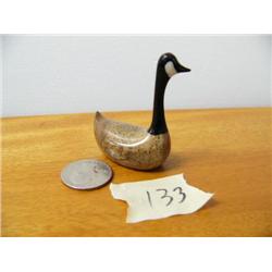 2-1/2" whale bone, baleen, and ivory Canada Goose by Aningayou (2)