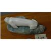 Image 3 : 4" ivory walrus by Mark Seeganna mounted on soapstone base (2)