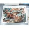 Image 3 : Lot of 6 pictures: 2 original water colors by Benjamin Downs, print by Kathleen Lynch, original by S
