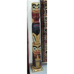 Alaska style totem, 54-1/2" tall- imported (114)