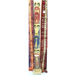 Alaska style totem, 71" tall- imported (114)