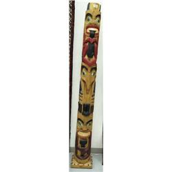 Alaska style totem, 69-1/2" tall- imported (114)