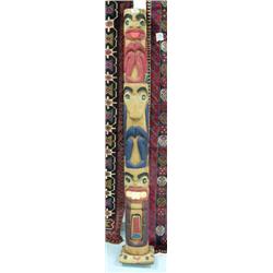 Alaska style totem, 68" tall- imported (114)