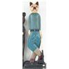 Image 1 : Golfing cat- wooden- 39" tall (2)
