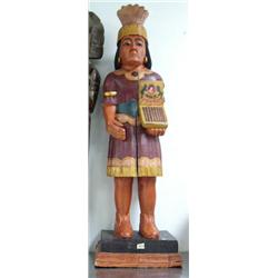 Wooden cigar store Indian- 40" tall (2)