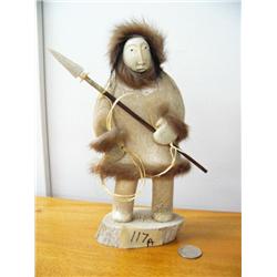 CHOICE on 2 whale bone hunters by Michael Scott- 9" tall (2)