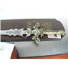 Image 3 : Lot of 3 Excalibur swords- stainless steel blades, double-edged, bronze solid metal hilts, with wood