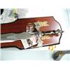 Image 2 : Lot of: 3 daggers and 1 sword- Excalibur: stainless steel blades, double-edged, bronze solid metal h
