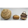 Image 1 : Lot of 3 baskets- basket with lid is 36" tall (2)