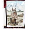Image 3 : Seerey Lester print 207/1250; original watercolor of a horned owl by Benjamin Downs (2)