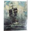 Image 4 : Sydney Lawrence print of Juneau Bay; print of an eagle, print of a sailing ship (2)