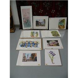 Lot of 9 assorted shrink-wrapped prints (2)