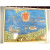 Image 3 : Lot of 6 shrink-wrapped prints of mosaic maps that are in the Vatican in Rome (2)