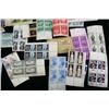 Image 6 : Large lot of unused 5 cents plate blocks (blocks of 4) with numbers in excellent condition (2)