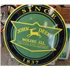 Image 1 : Large 32" Porcelain steel John Deere sign (repro)