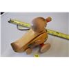 Image 2 : Talking wooden duck pull toy